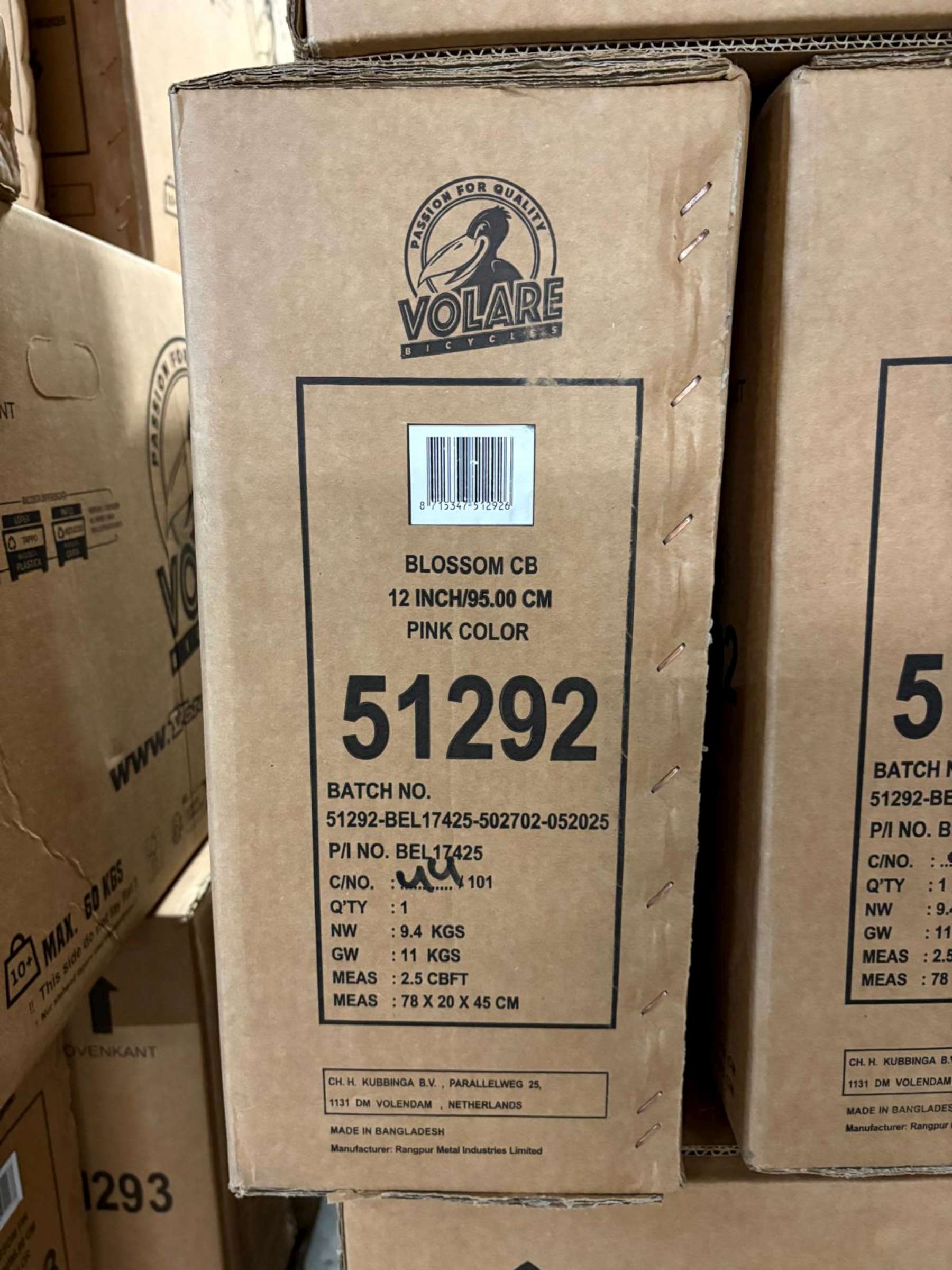 Volare Blossom Kinderfiets – Meisjes – 12 inch – Roze Volare Blossom Kinderfiets – Meisjes – 12 inch – Roze