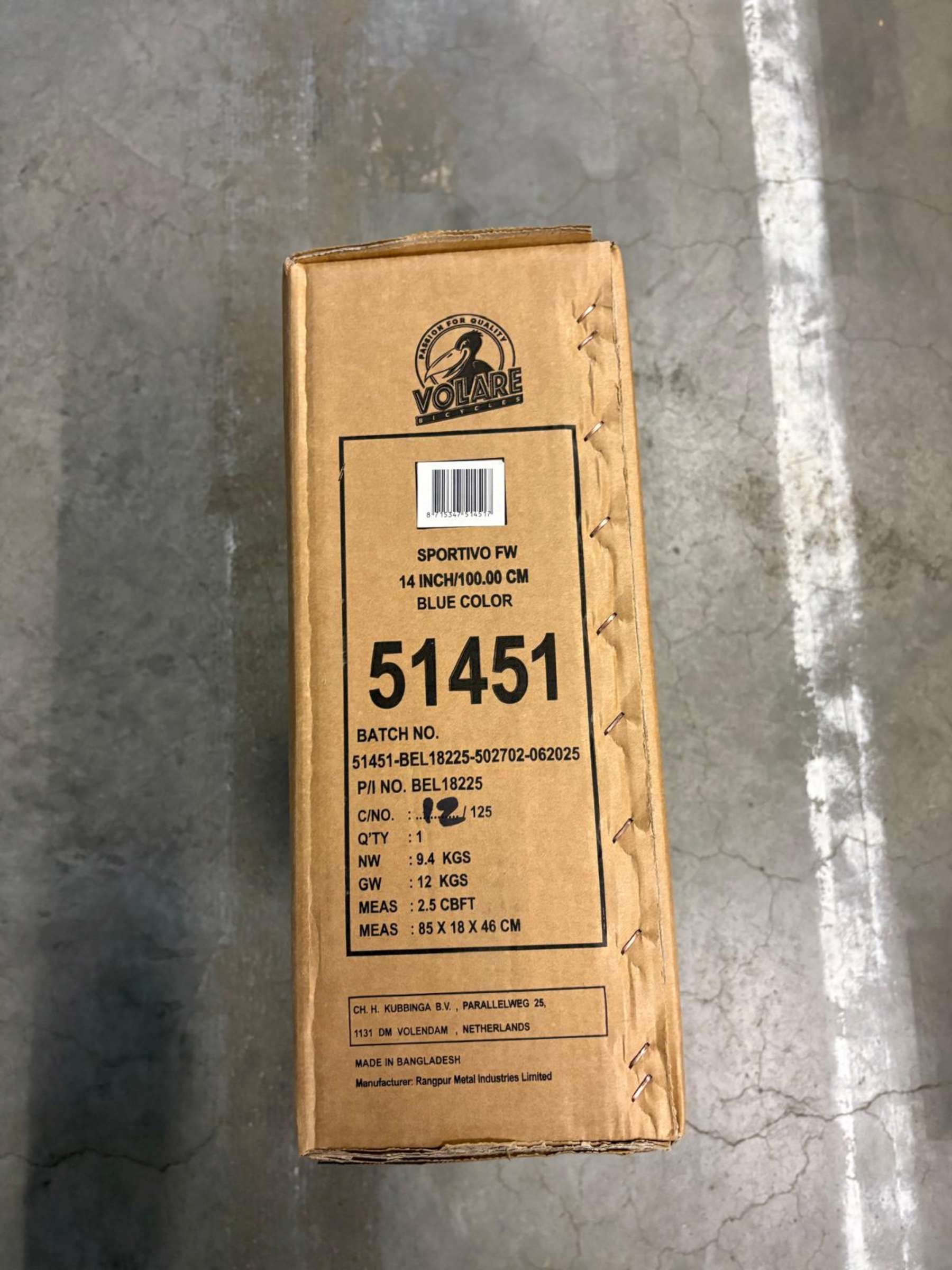 Volare Sportivo Kinderfiets – Jongens – 14 inch – Blauw Zwart – Twee Handremmen Volare Sportivo Kinderfiets – Jongens – 14 inch – Blauw Zwart – Twee Handremmen