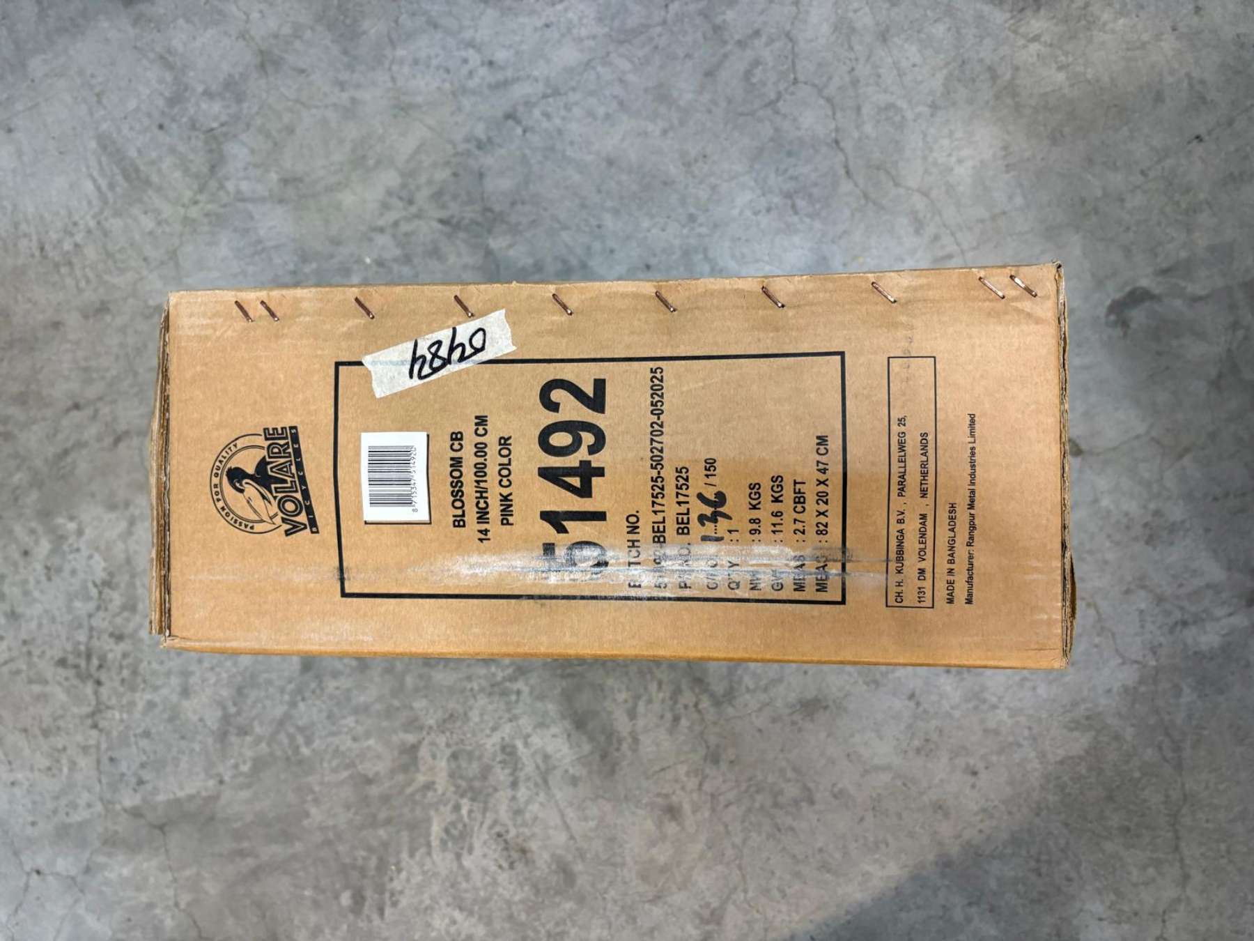 Volare Blossom Kinderfiets – Meisjes – 14 inch – Roze Volare Blossom Kinderfiets – Meisjes – 14 inch – Roze