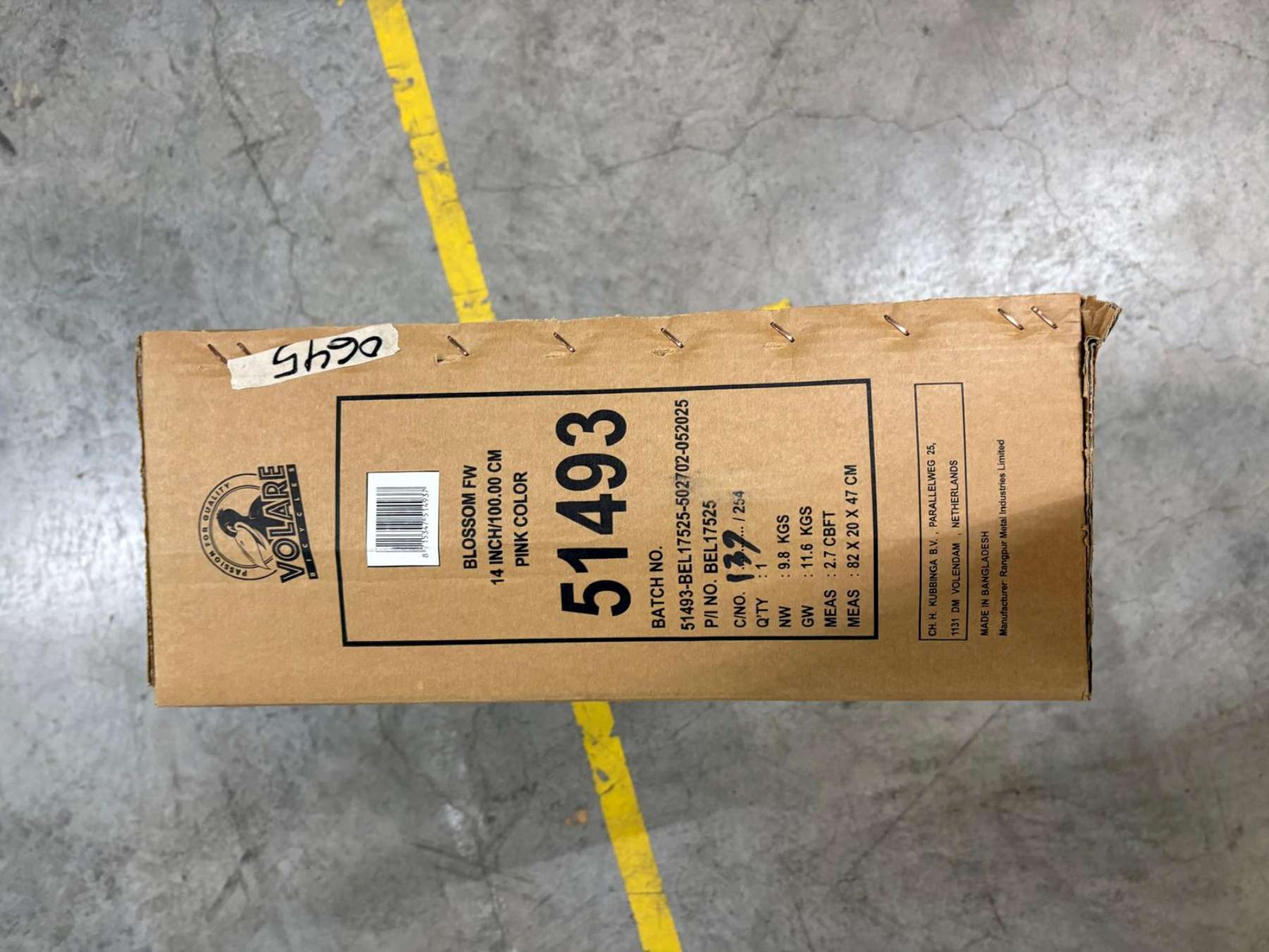 Volare Blossom Kinderfiets – Meisjes – 14 inch – Roze – Twee Handremmen Volare Blossom Kinderfiets – Meisjes – 14 inch – Roze – Twee Handremmen