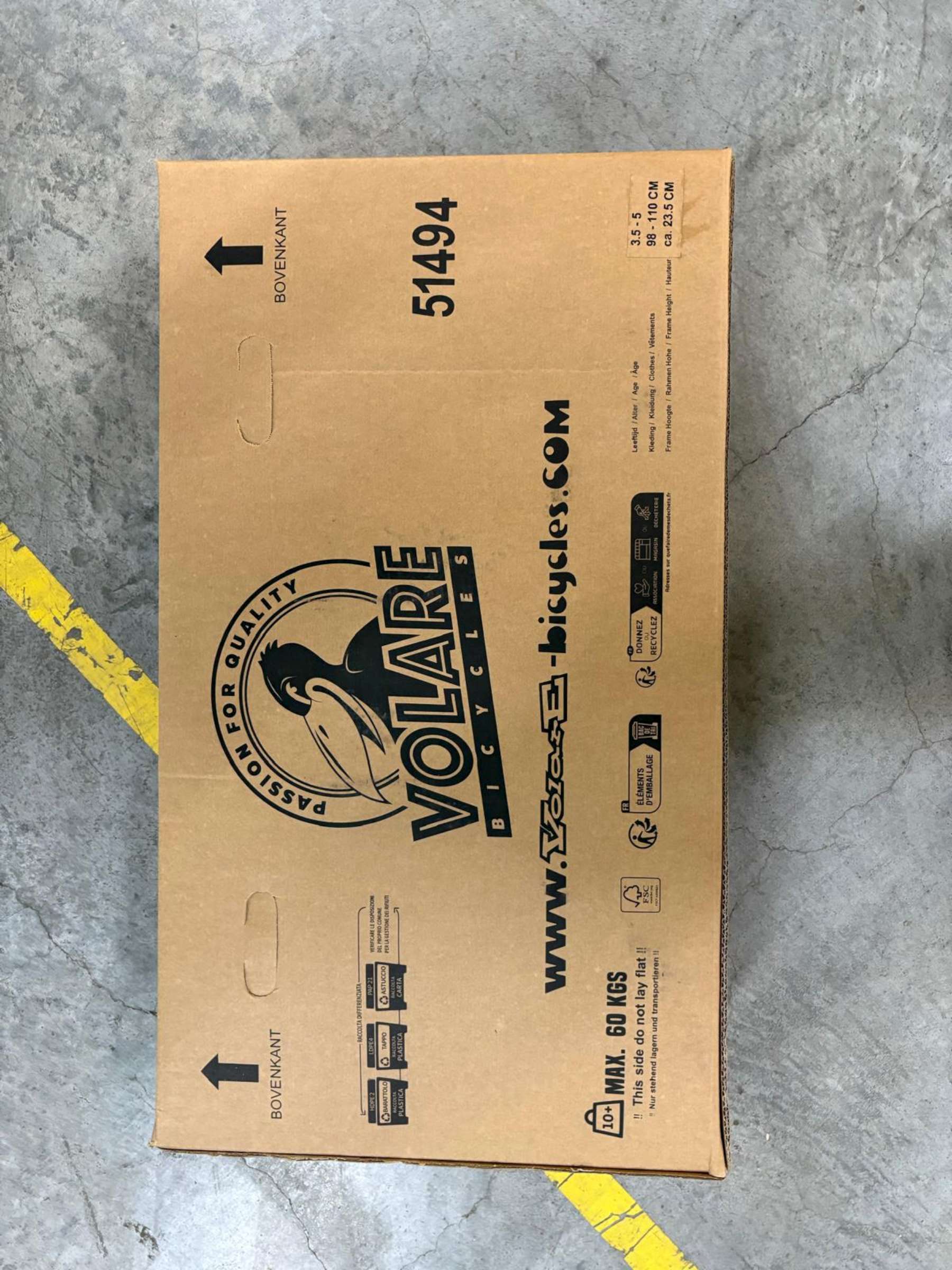 Volare Blossom Kinderfiets – Meisjes – 14 inch – Paars Volare Blossom Kinderfiets – Meisjes – 14 inch – Paars