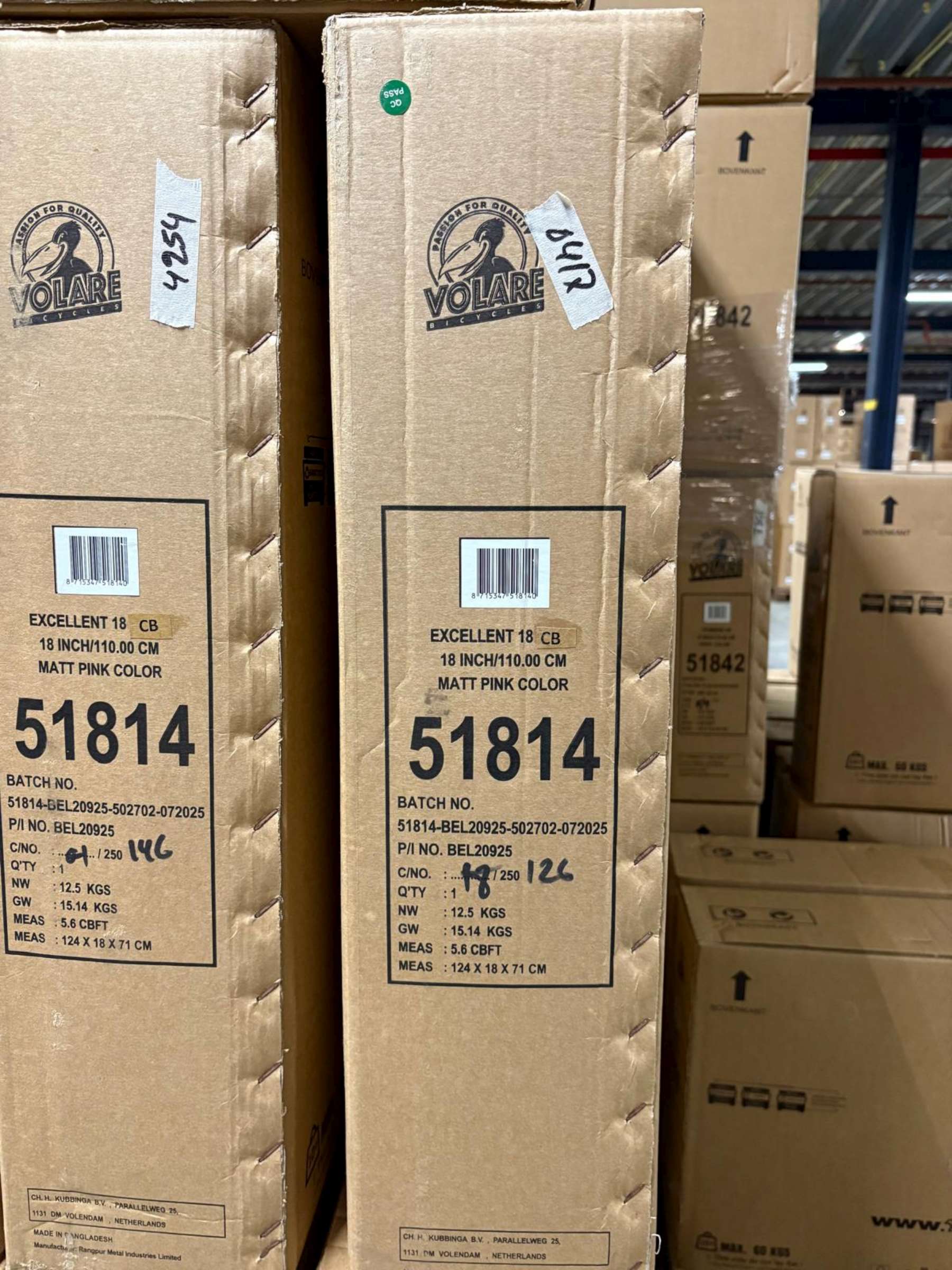 Volare Excellent Kinderfiets – Meisjes – 18 inch – Mat Roze Volare Excellent Kinderfiets – Meisjes – 18 inch – Mat Roze