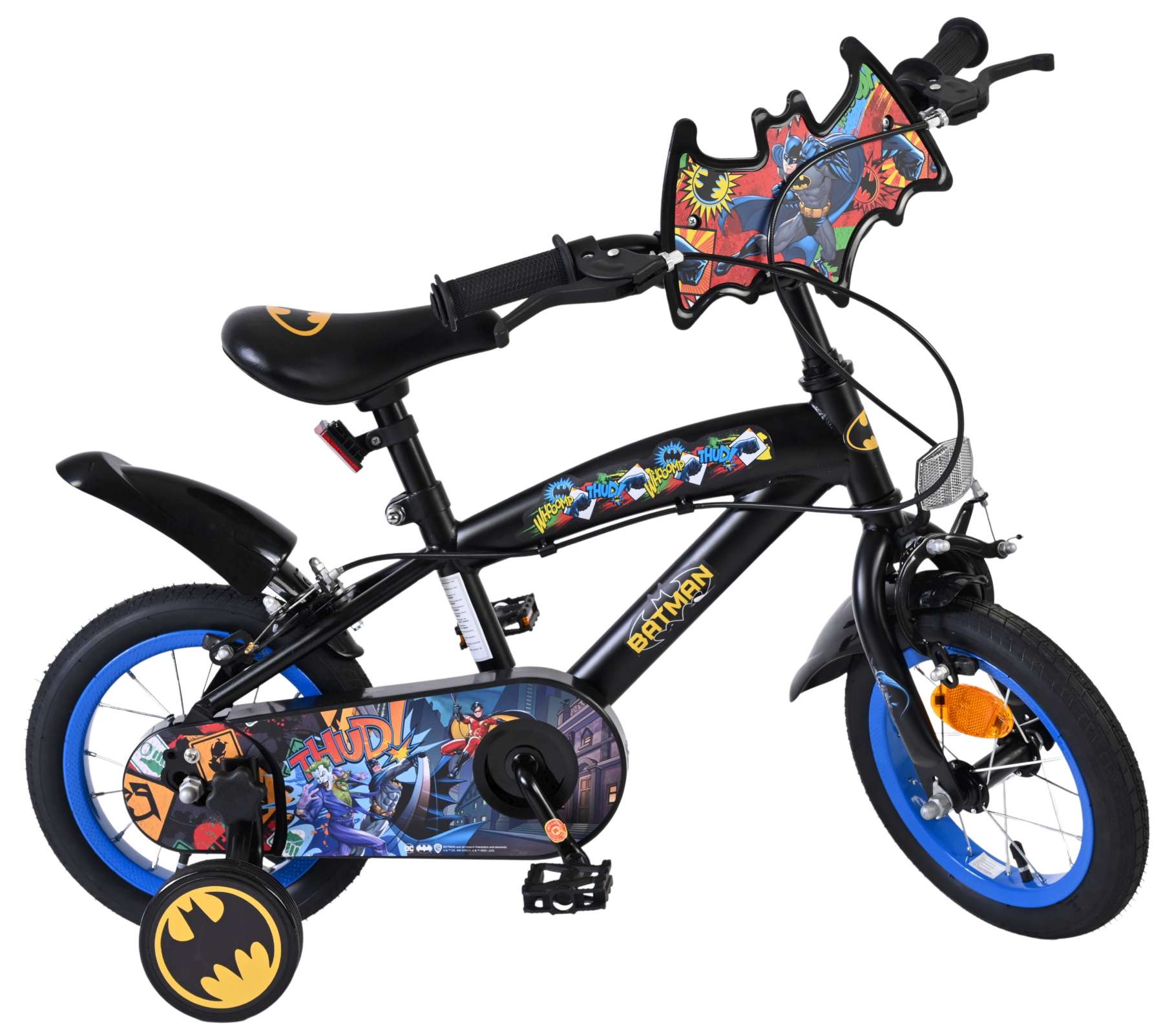 Batman Kinderfiets – Jongens – 12 inch – Zwart – Twee handremmen Batman Kinderfiets – Jongens – 12 inch – Zwart – Twee handremmen