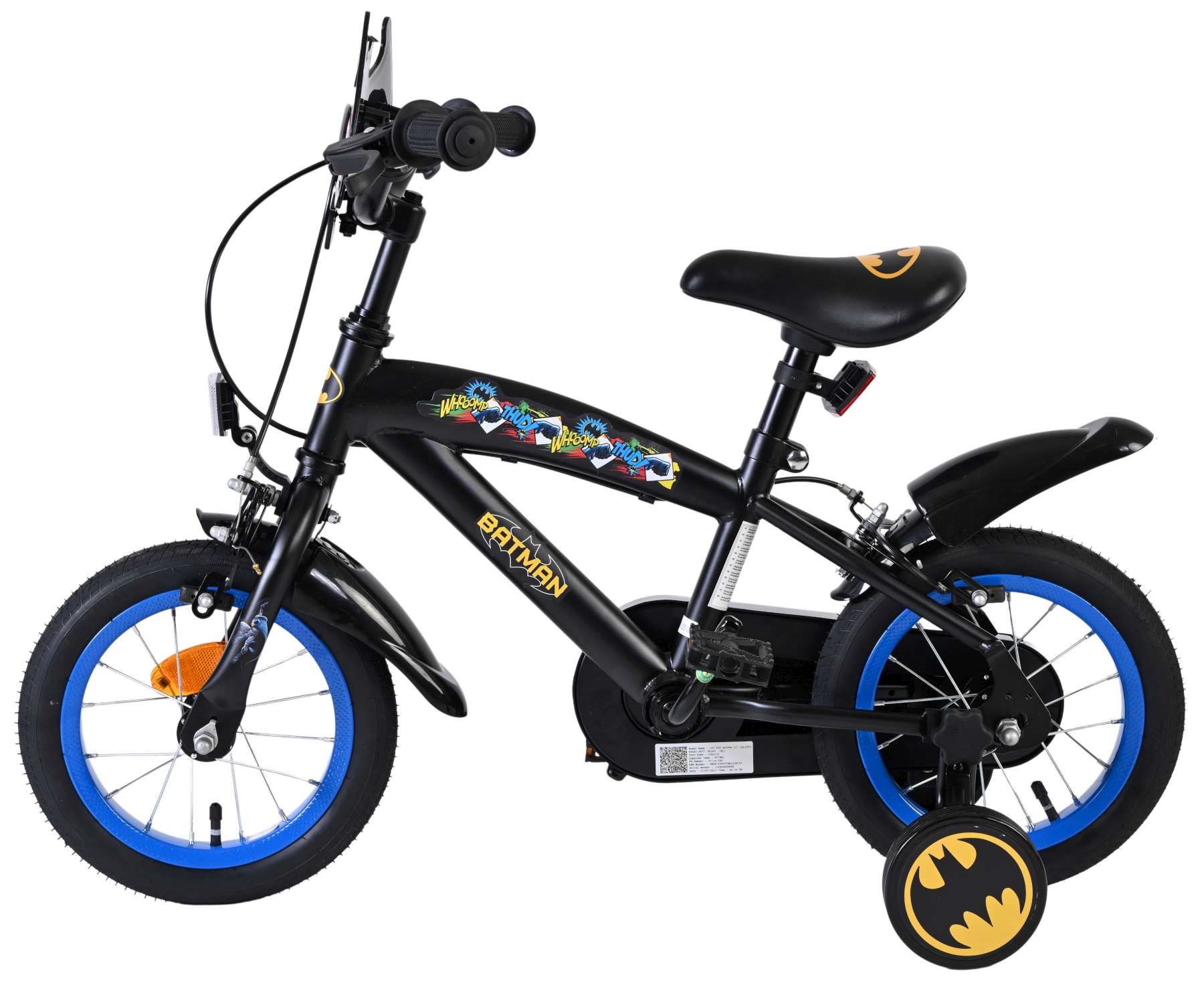 Batman Kinderfiets – Jongens – 12 inch – Zwart – Twee handremmen Batman Kinderfiets – Jongens – 12 inch – Zwart – Twee handremmen