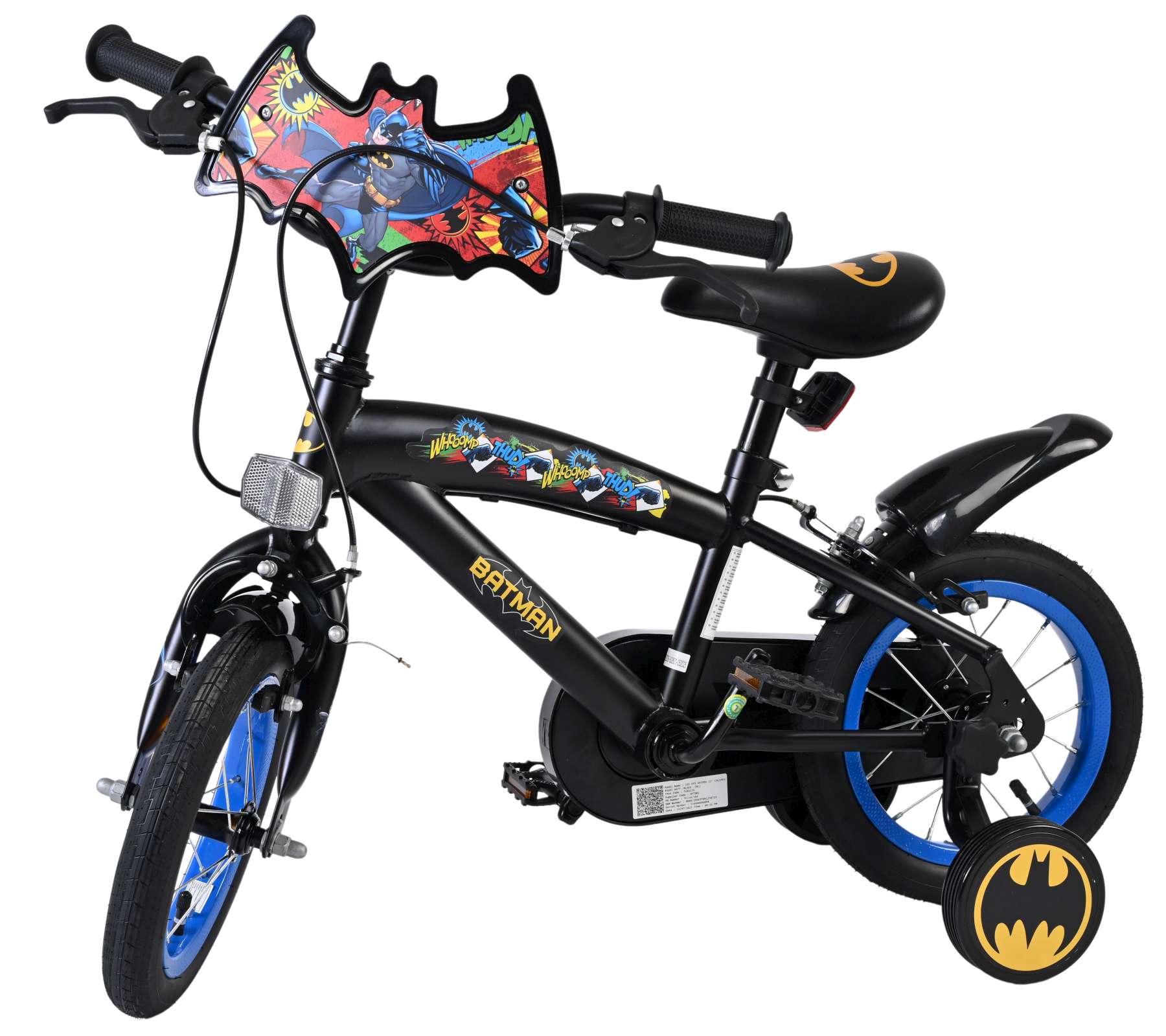 Batman Kinderfiets – Jongens – 12 inch – Zwart – Twee handremmen Batman Kinderfiets – Jongens – 12 inch – Zwart – Twee handremmen