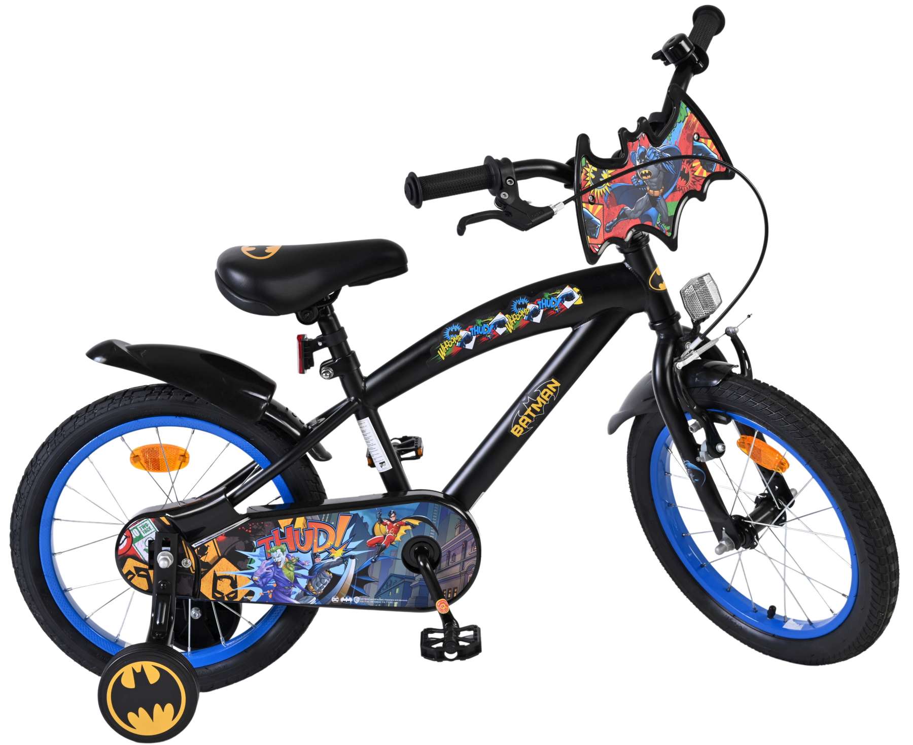 Batman Kinderfiets – Jongens – 16 inch – Zwart Batman Kinderfiets – Jongens – 16 inch – Zwart