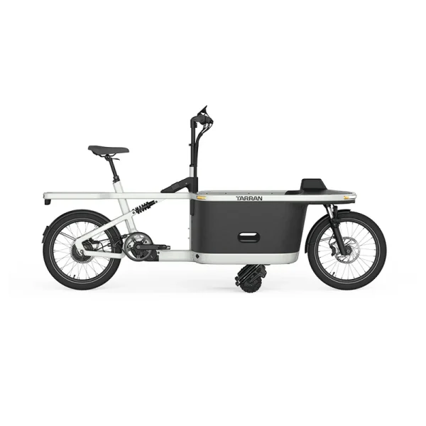 Tarran T1 Pro E-Bakfiets – Beige/Grijs