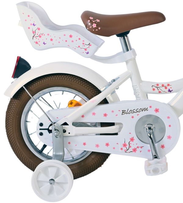 Volare Blossom Kinderfiets – Meisjes – 12 inch – Wit
