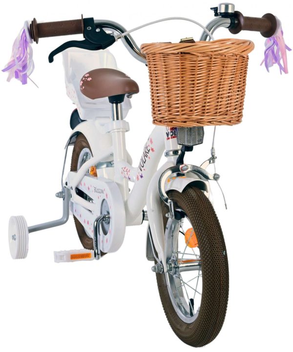 Volare Blossom Kinderfiets – Meisjes – 12 inch – Wit