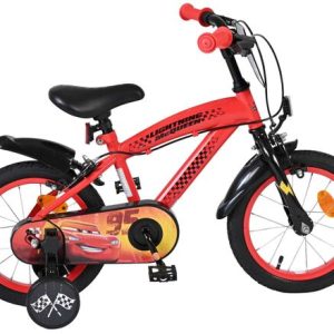 Disney Cars Kinderfiets – Jongens – 14 inch – Rood – Twee handremmen Disney Cars Kinderfiets – Jongens – 14 inch – Rood – Twee handremmen