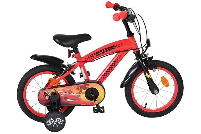Disney Cars Kinderfiets – Jongens – 14 inch – Rood – Twee handremmen Disney Cars Kinderfiets – Jongens – 14 inch – Rood – Twee handremmen