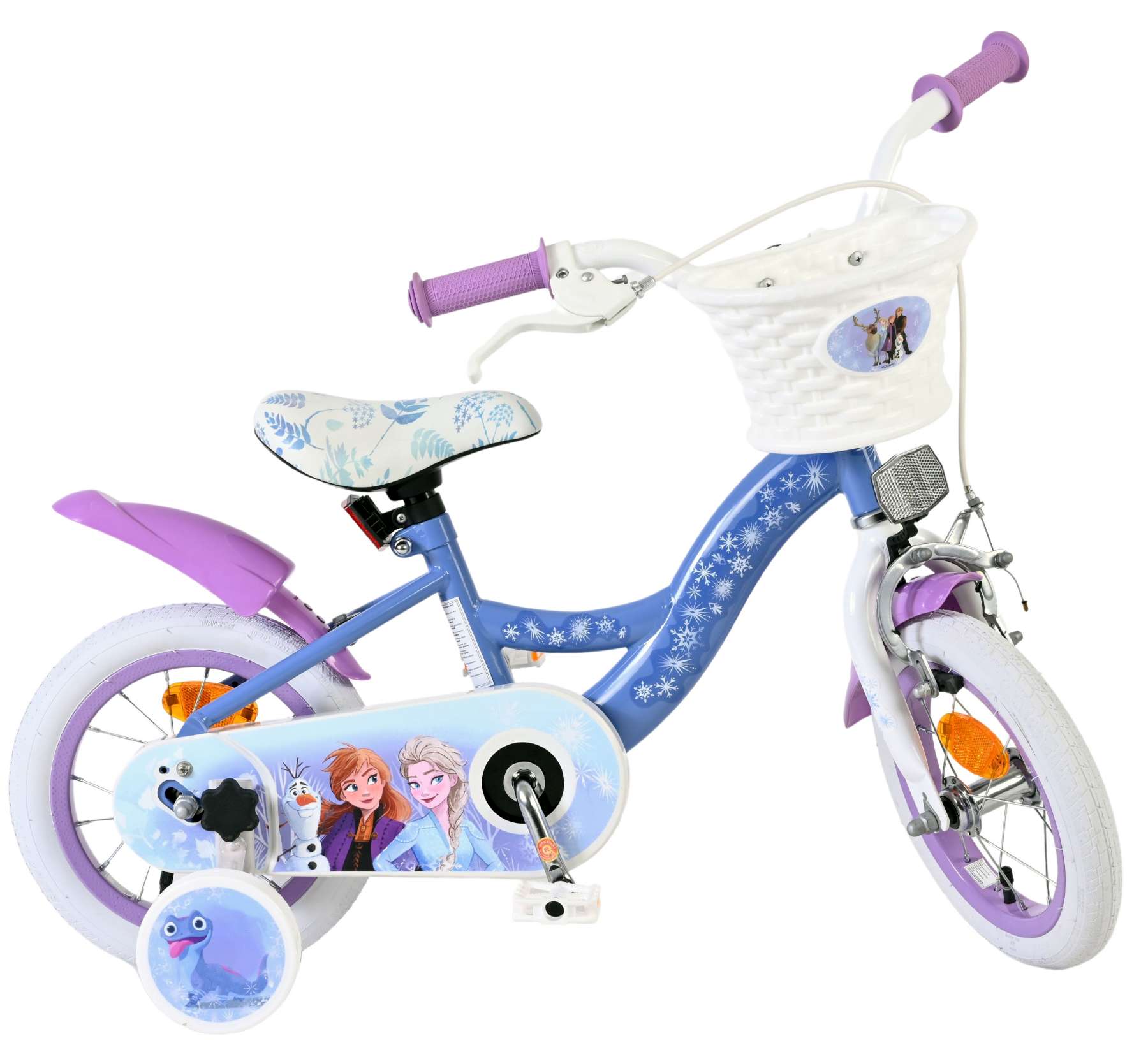 Disney Frozen 2 Kinderfiets – Meisjes – 12 inch – Blauw/Paars Disney Frozen 2 Kinderfiets – Meisjes – 12 inch – Blauw/Paars