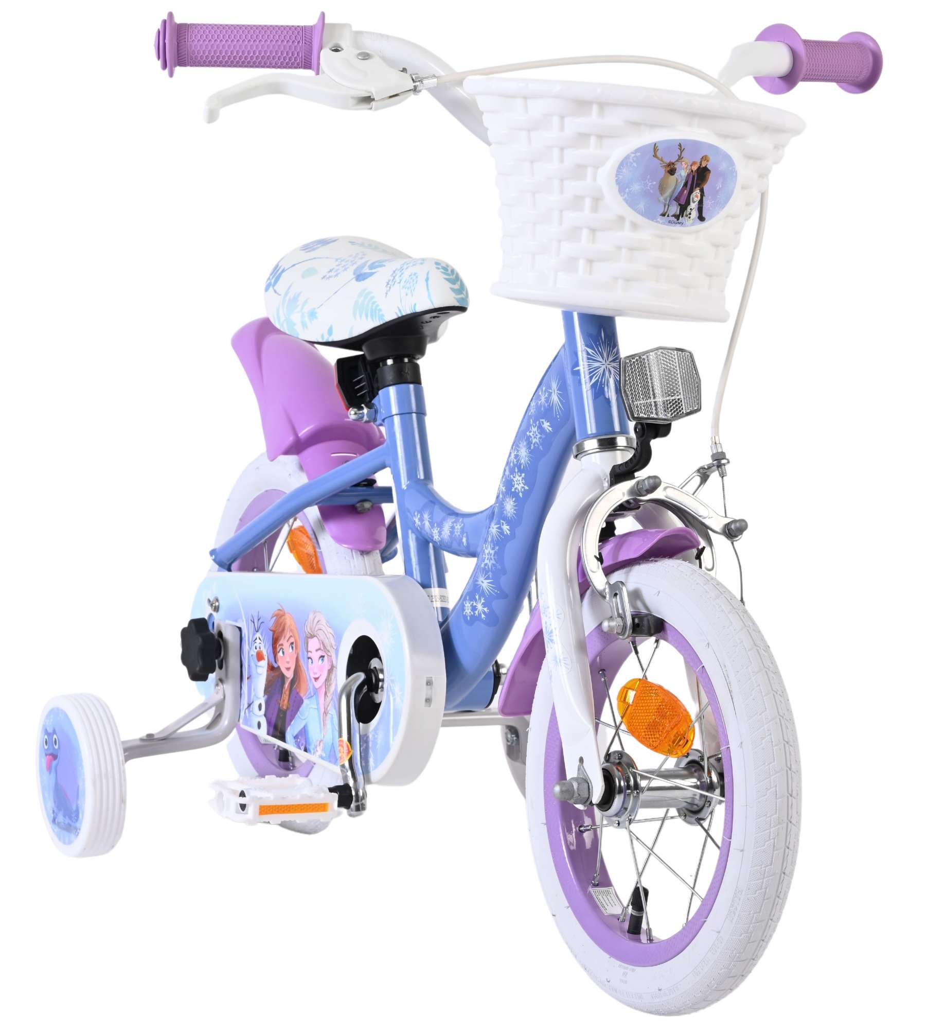 Disney Frozen 2 Kinderfiets – Meisjes – 12 inch – Blauw/Paars Disney Frozen 2 Kinderfiets – Meisjes – 12 inch – Blauw/Paars