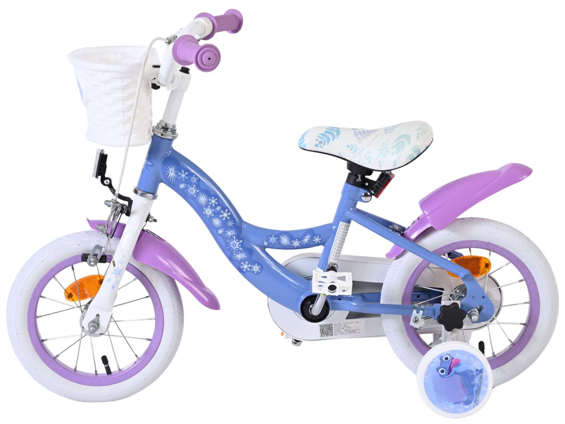Disney Frozen 2 Kinderfiets – Meisjes – 12 inch – Blauw/Paars Disney Frozen 2 Kinderfiets – Meisjes – 12 inch – Blauw/Paars