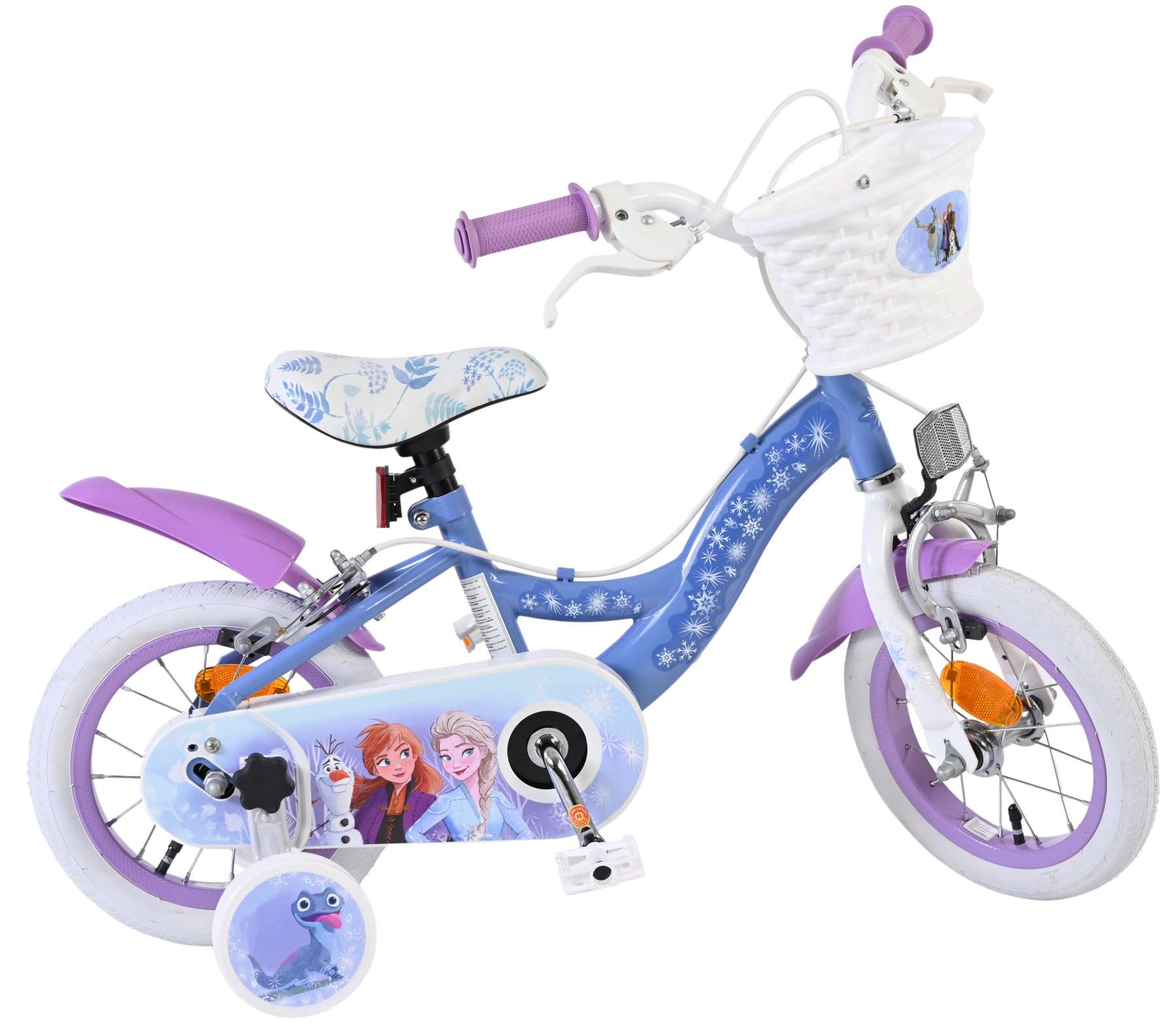 Disney Frozen 2 Kinderfiets – Meisjes – 12 inch – Blauw/Paars – Twee handremmen Disney Frozen 2 Kinderfiets – Meisjes – 12 inch – Blauw/Paars – Twee handremmen