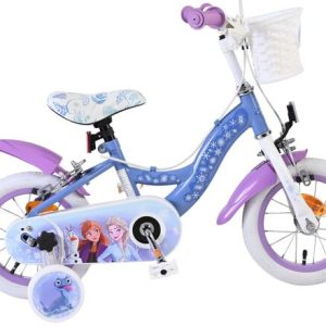 Disney Frozen 2 Kinderfiets – Meisjes – 12 inch – Blauw/Paars – Twee handremmen
