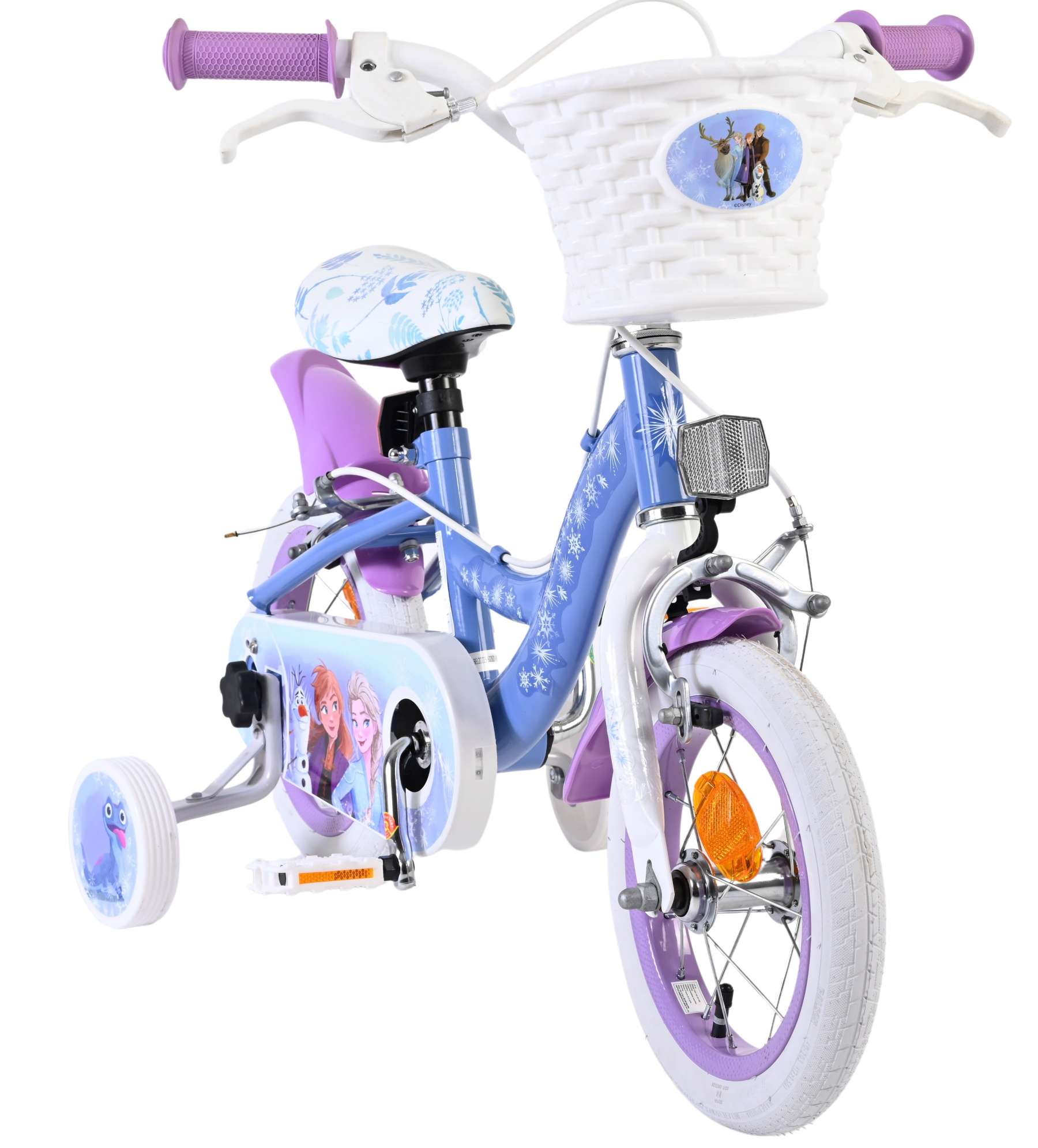 Disney Frozen 2 Kinderfiets – Meisjes – 12 inch – Blauw/Paars – Twee handremmen Disney Frozen 2 Kinderfiets – Meisjes – 12 inch – Blauw/Paars – Twee handremmen