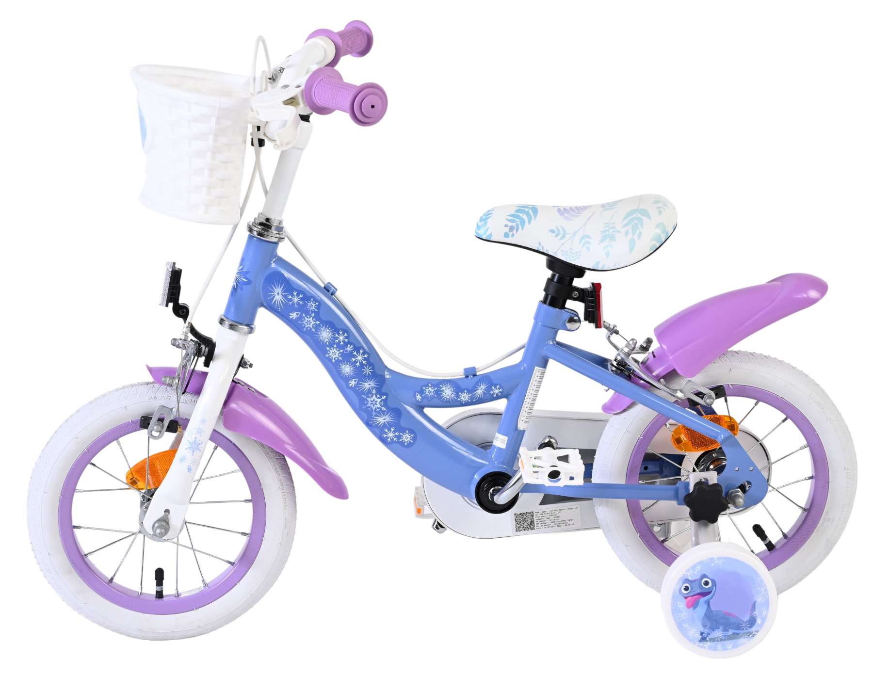 Disney Frozen 2 Kinderfiets – Meisjes – 12 inch – Blauw/Paars – Twee handremmen Disney Frozen 2 Kinderfiets – Meisjes – 12 inch – Blauw/Paars – Twee handremmen