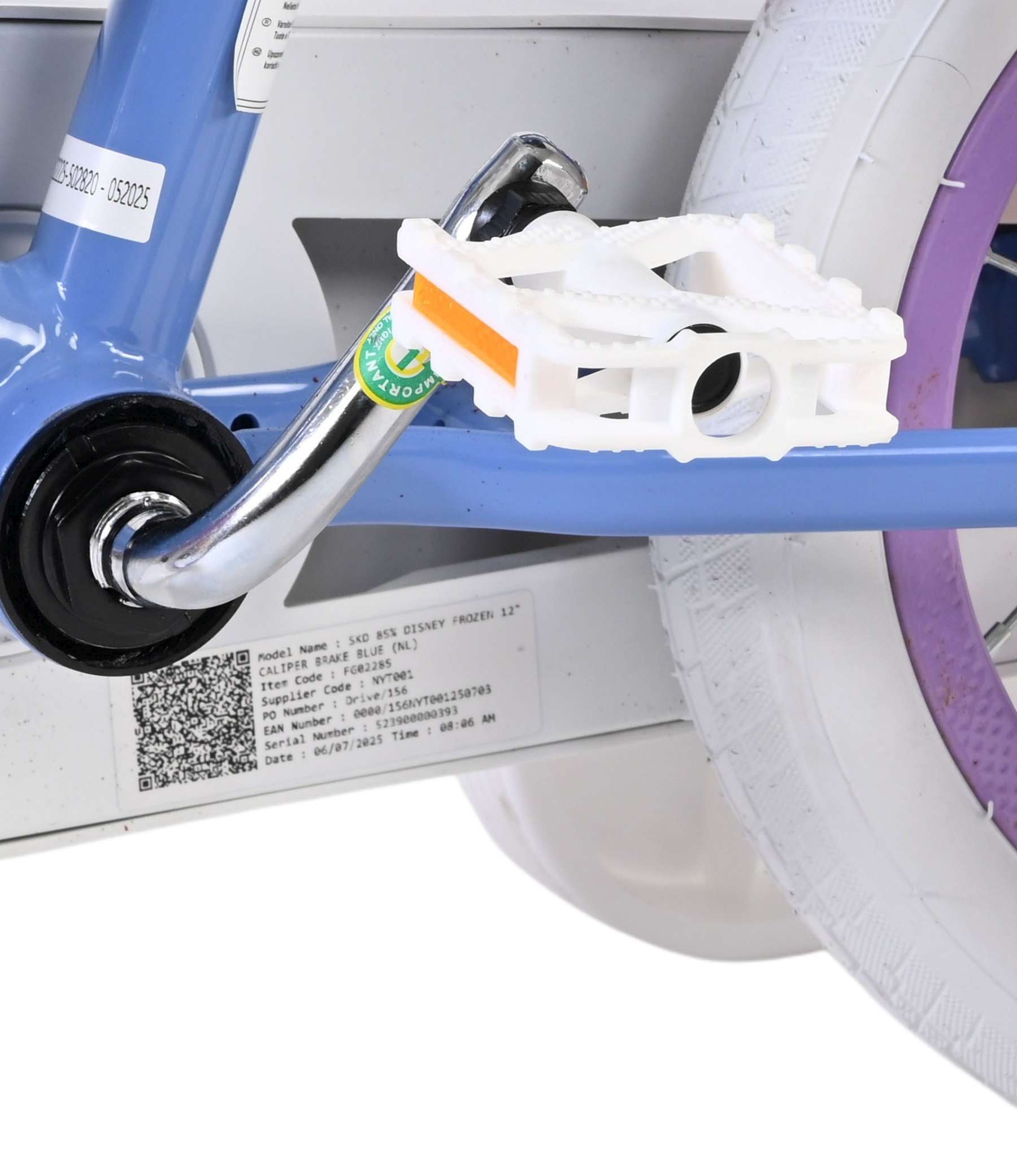 Disney Frozen 2 Kinderfiets – Meisjes – 12 inch – Blauw/Paars – Twee handremmen Disney Frozen 2 Kinderfiets – Meisjes – 12 inch – Blauw/Paars – Twee handremmen