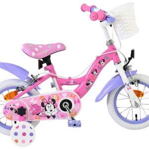 Disney Minnie Cutest Ever! Kinderfiets – Meisjes – 12 inch – Roze – Twee handremmen