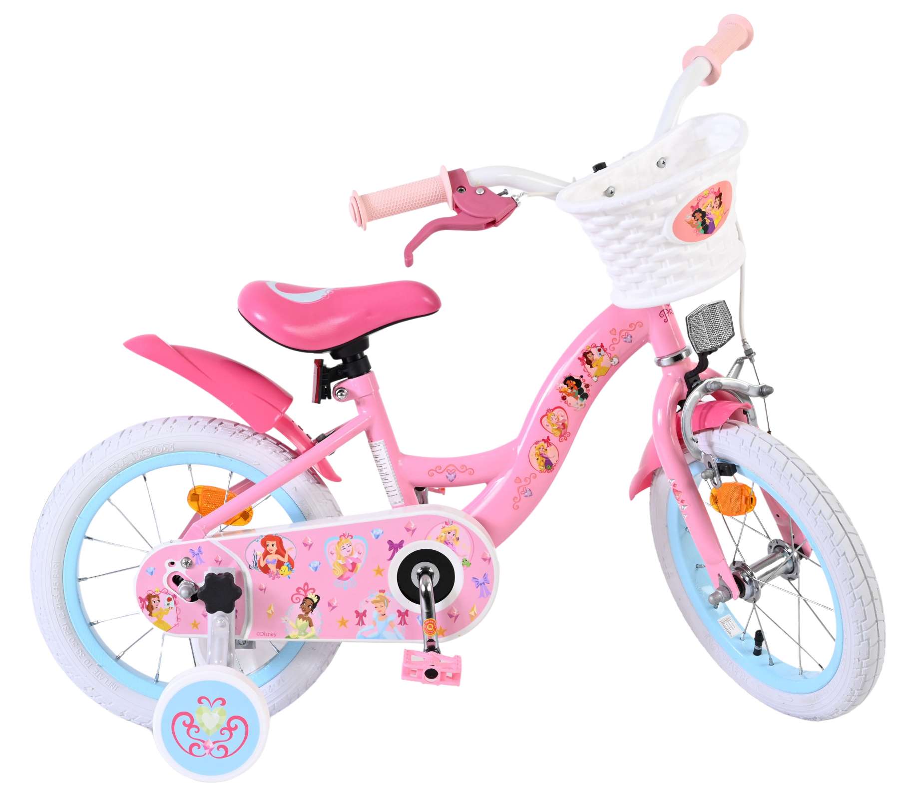 Disney Princess Kinderfiets – Meisjes – 14 inch – Roze Disney Princess Kinderfiets – Meisjes – 14 inch – Roze