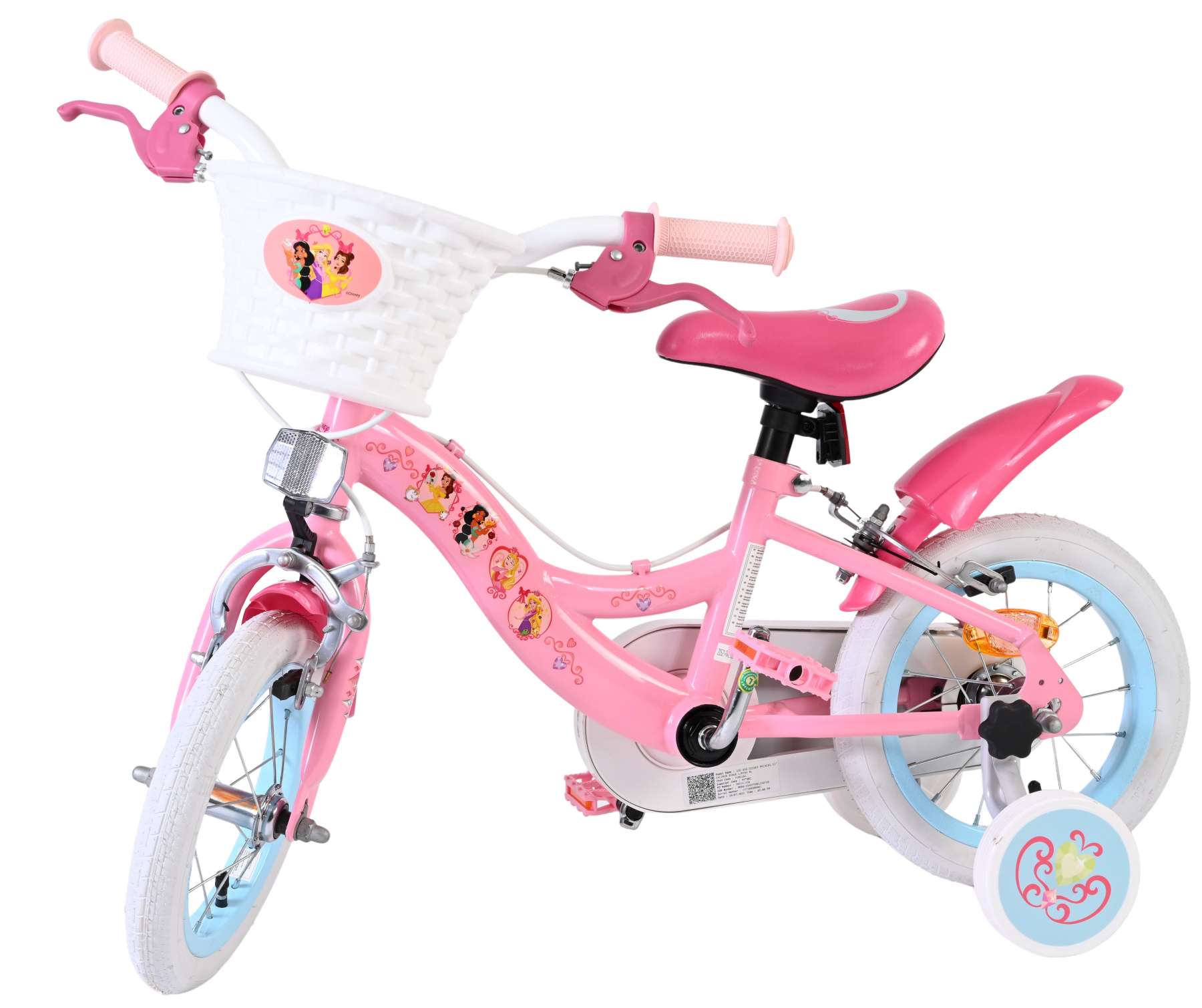 Disney Princess Kinderfiets – Meisjes – 12 inch – Roze – Twee Handremmen Disney Princess Kinderfiets – Meisjes – 12 inch – Roze – Twee Handremmen