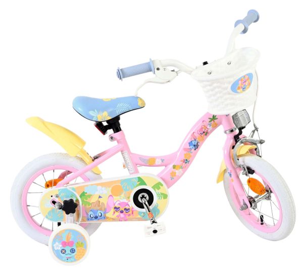 Disney Stitch Kinderfiets – Meisjes – 12 inch – Roze