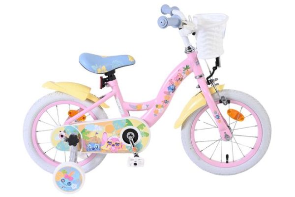 Disney Stitch Kinderfiets – Meisjes – 14 inch – Roze