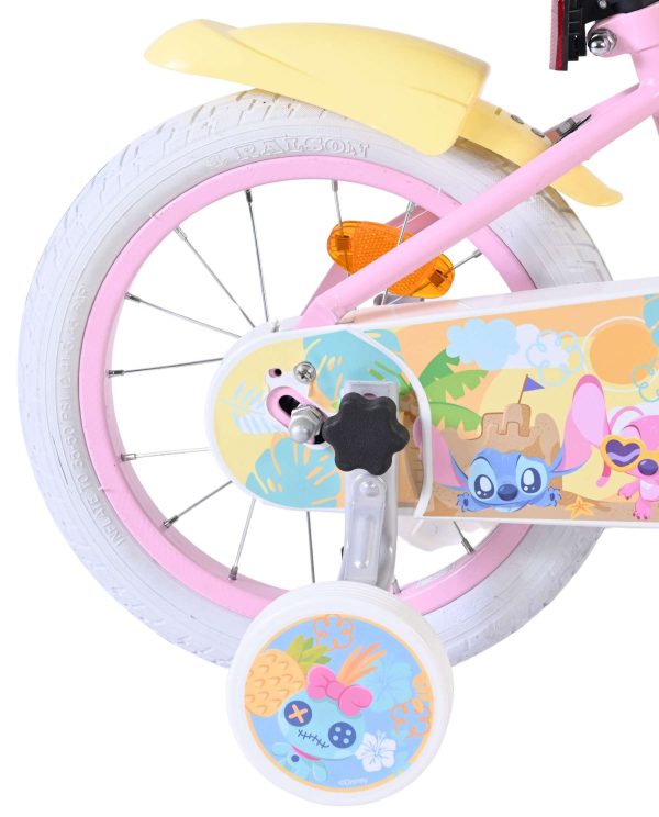 Disney Stitch Kinderfiets – Meisjes – 14 inch – Roze