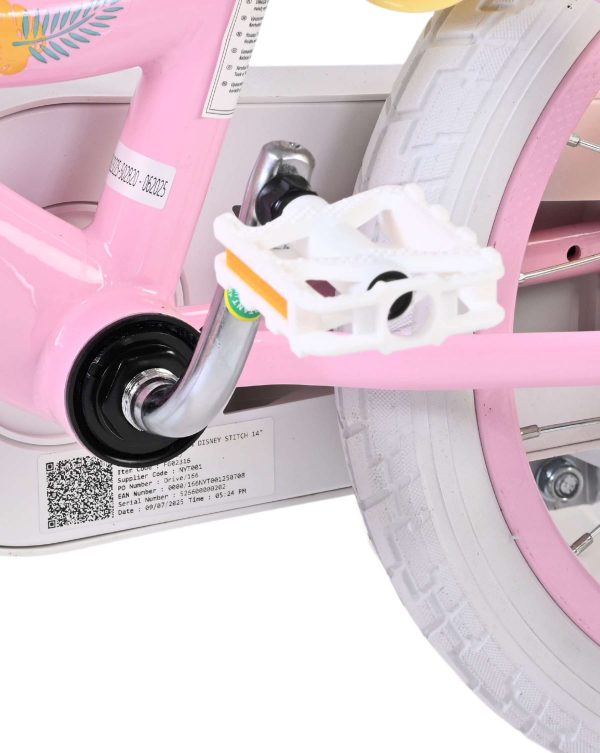 Disney Stitch Kinderfiets – Meisjes – 14 inch – Roze