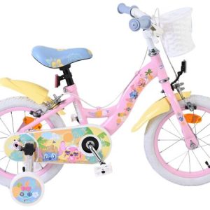 Disney Stitch Kinderfiets – Meisjes – 14 inch – Roze – Twee handremmen
