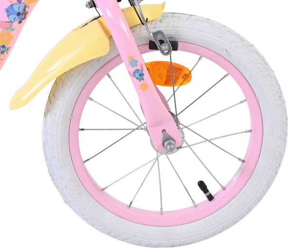 Disney Stitch Kinderfiets – Meisjes – 14 inch – Roze – Twee handremmen