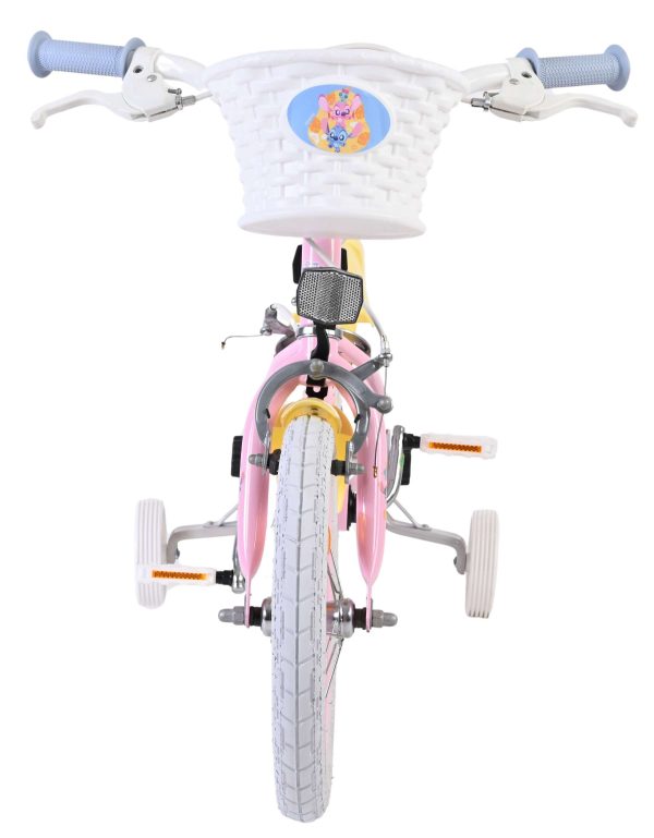 Disney Stitch Kinderfiets – Meisjes – 14 inch – Roze – Twee handremmen