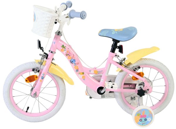 Disney Stitch Kinderfiets – Meisjes – 14 inch – Roze – Twee handremmen