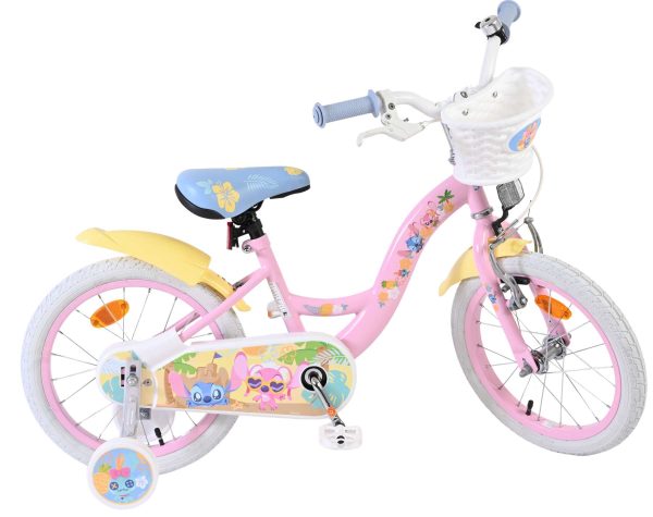 Disney Stitch Kinderfiets – Meisjes – 16 inch – Roze