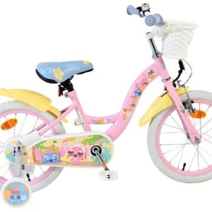 Disney Stitch Kinderfiets – Meisjes – 16 inch – Roze