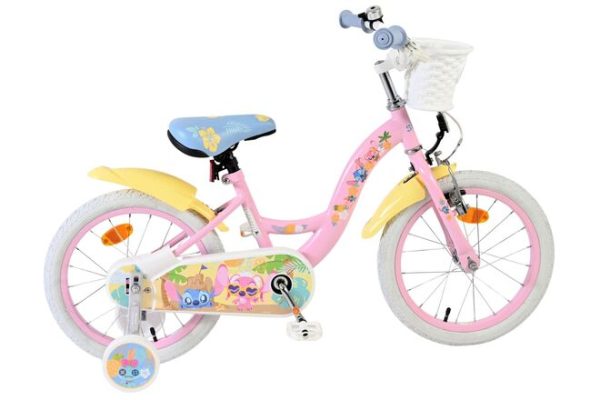 Disney Stitch Kinderfiets – Meisjes – 16 inch – Roze