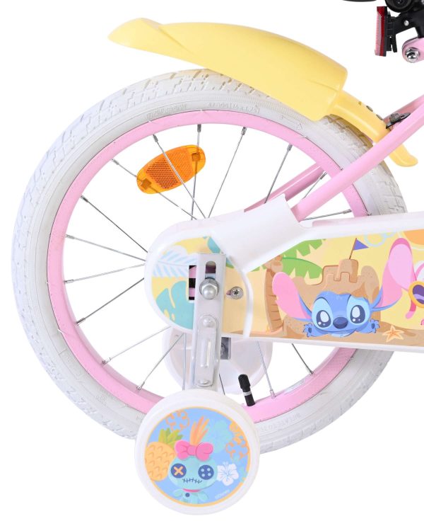 Disney Stitch Kinderfiets – Meisjes – 16 inch – Roze