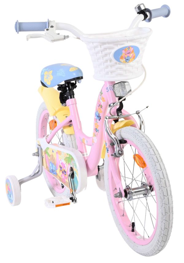 Disney Stitch Kinderfiets – Meisjes – 16 inch – Roze