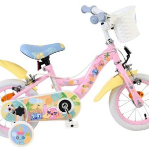 Disney Stitch Kinderfiets – Meisjes – 12 inch – Twee handremmen – Roze