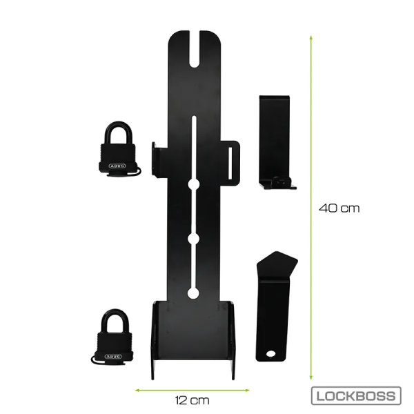 Lockboss L2 Batterijslot Voor Ouxi Fatbike V20 – V20 Pro Fatbike Slot – Zwart