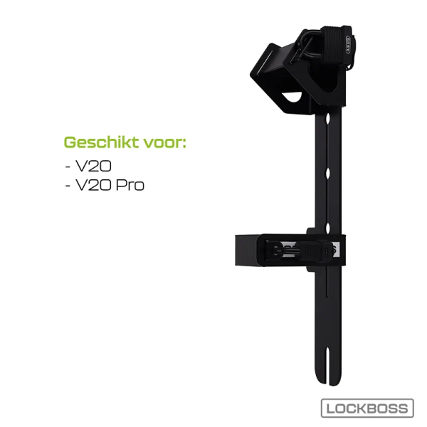 Lockboss L2 Batterijslot Voor Ouxi Fatbike V20 – V20 Pro Fatbike Slot – Zwart