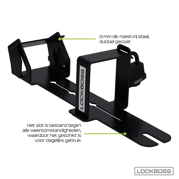 Lockboss L2 Batterijslot Voor Ouxi Fatbike V20 – V20 Pro Fatbike Slot – Zwart