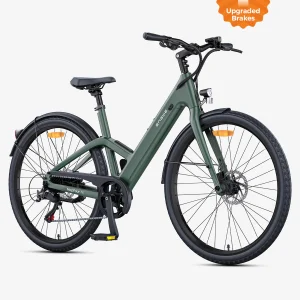 ENGWE Mapfour N1 Air Lage Instap – Hydraulische Schrijfremmen – Groen