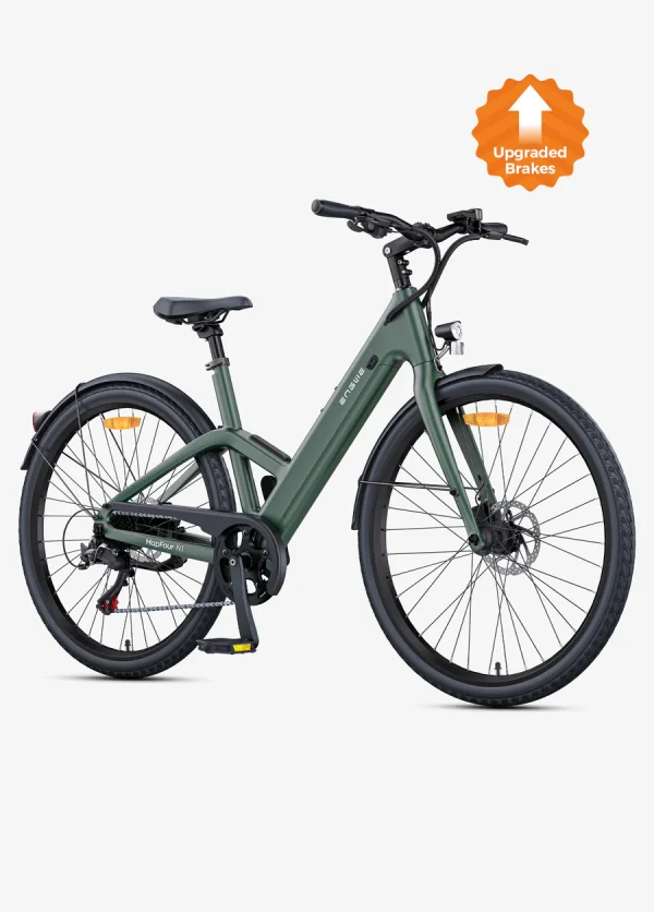 ENGWE Mapfour N1 Air Lage Instap – Hydraulische Schrijfremmen – Groen