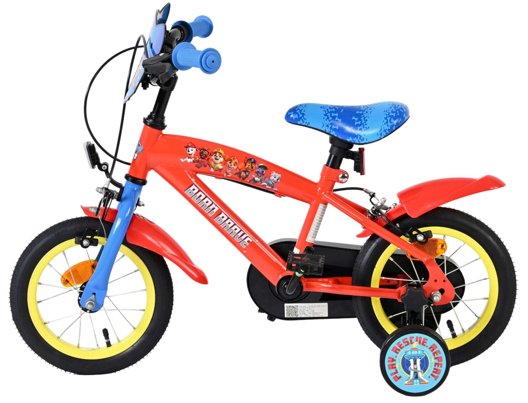 Paw Patrol Kinderfiets – Jongens – 12 inch – Twee handremmen Paw Patrol Kinderfiets – Jongens – 12 inch – Twee handremmen