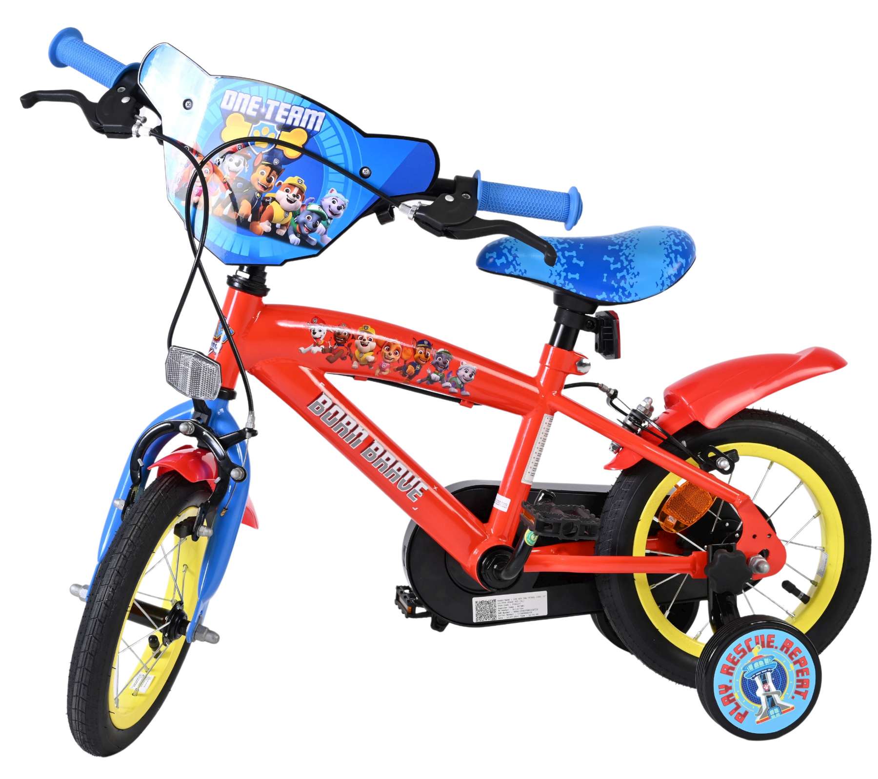 Paw Patrol Kinderfiets – Jongens – 12 inch – Twee handremmen Paw Patrol Kinderfiets – Jongens – 12 inch – Twee handremmen