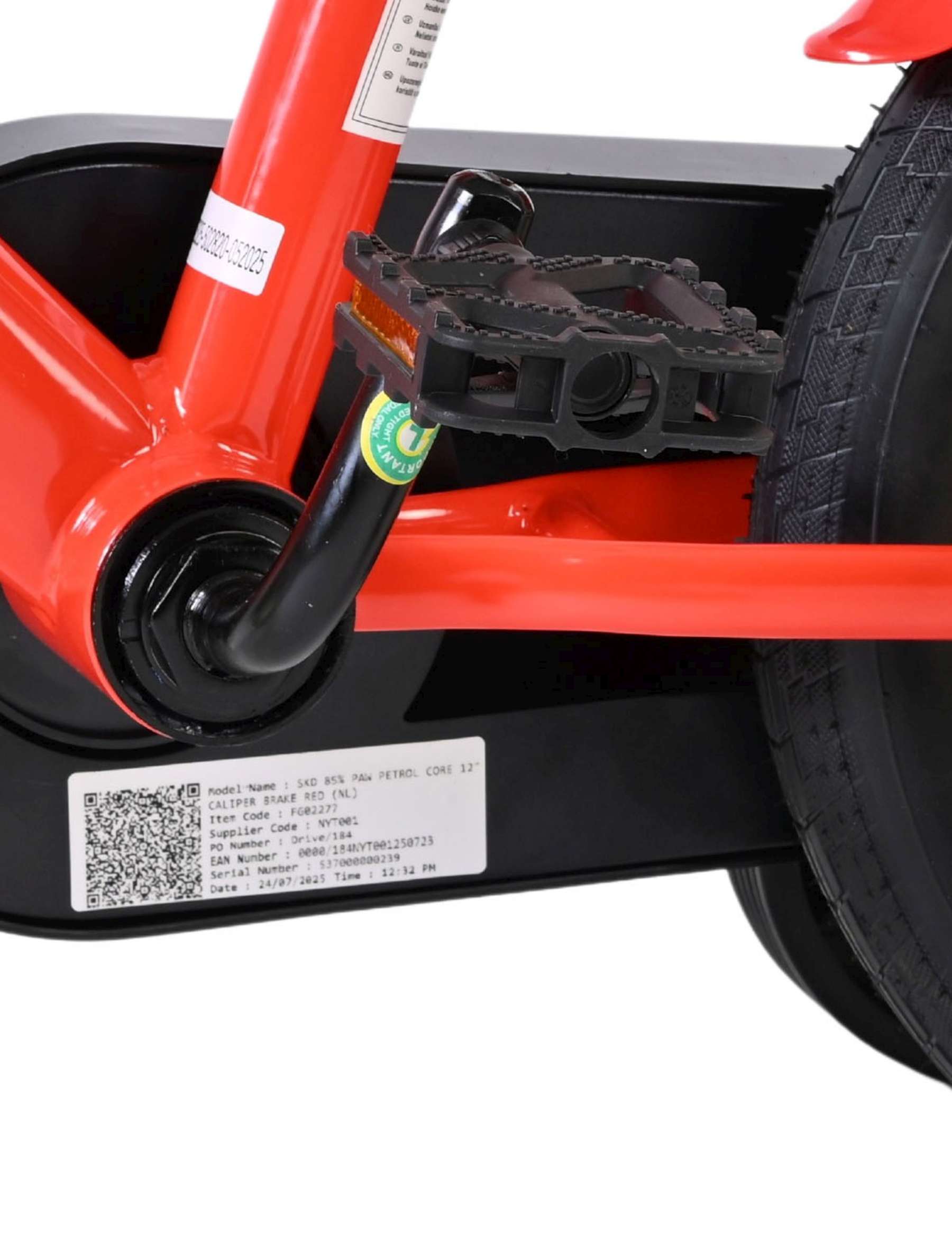 Paw Patrol Kinderfiets – Jongens – 12 inch – Twee handremmen Paw Patrol Kinderfiets – Jongens – 12 inch – Twee handremmen