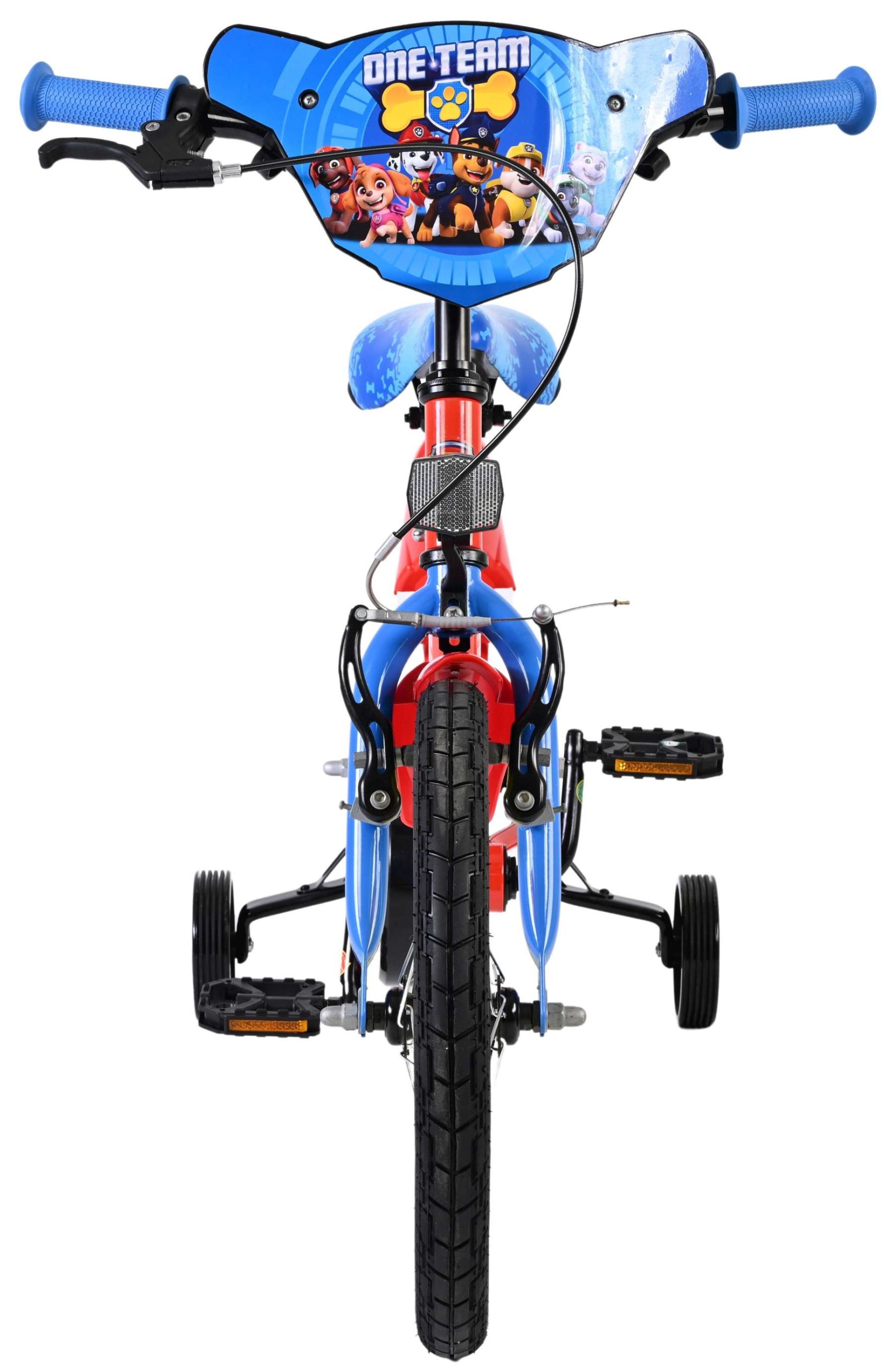 Paw Patrol Kinderfiets – Jongens – 16 inch – Rood Blauw Paw Patrol Kinderfiets – Jongens – 16 inch – Rood Blauw