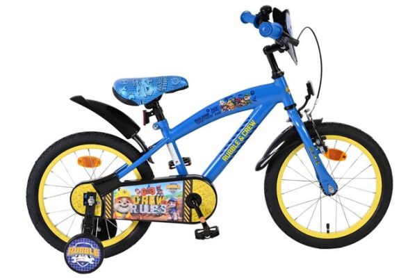 Rubble & Crew Kinderfiets – Jongens – 16 inch – Blauw